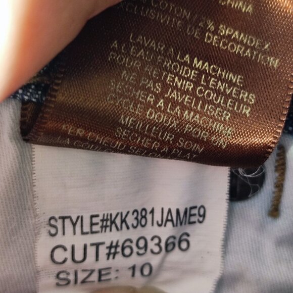 KUT from the Kloth jean pencil skirt women's size 10 denim blue - Picture 9 of 14